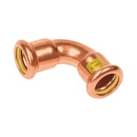 Bonfix Bonfix Press Bocht 90° - Gas - Pers - Roodkoper - 12x12mm