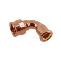 Bonfix Bonfix Press Kniekoppeling - Gas - Pers x Binnendraad - Roodkoper - 12mm x 1/2"