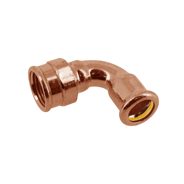 Bonfix Bonfix Press Kniekoppeling - Gas - Pers x Binnendraad - Roodkoper - 12mm x 1/2"