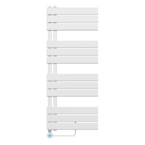 Belrad Elektrische Handdoekradiator - 593W - 120x50cm - Wit