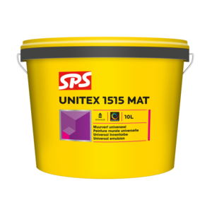SPS Unitex 1515 Mat Muurverf - Wit - 10L