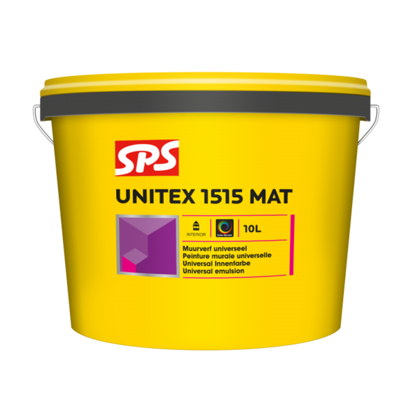 SPS SPS Unitex 1515 Mat Muurverf - Wit - 10L