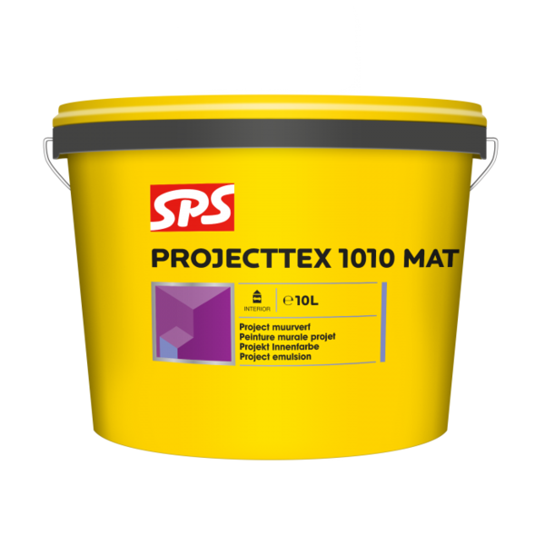 SPS SPS Projecttex 1010 Mat Muurverf - Wit - 10L