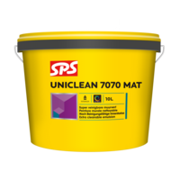 SPS SPS Uniclean 7070 Mat Muurverf - Waterbasis - Wit - 10L