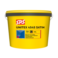 SPS SPS Unitex 4545 Satin Zijdeglans Acrylaat Muurverf - Waterbasis - Wit - 10L