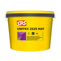SPS SPS Unitex 2525 Mat Muurverf - Waterbasis - Wit - 10L