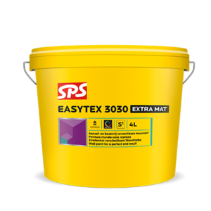 SPS Easytex 3030 Extra Mat Muurverf - Wit - 4L