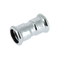 Bonfix Bonfix Press Rechte Koppeling - CV - Pers - Staalverzinkt - 22x22mm
