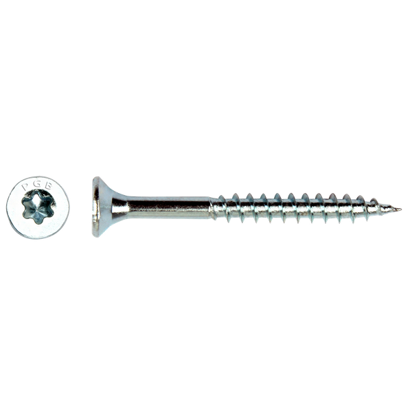 PGB Europe PGB Europe Spaanderplaatschroef VK-T - T15 - Verzinkt - 3,5x45mm - 200 Stuks
