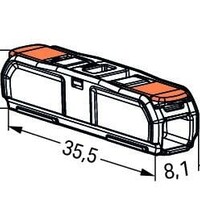 Wago Wago 221 Doorverbindingsklem - 4mm² - 2-Polig - 12 stuks