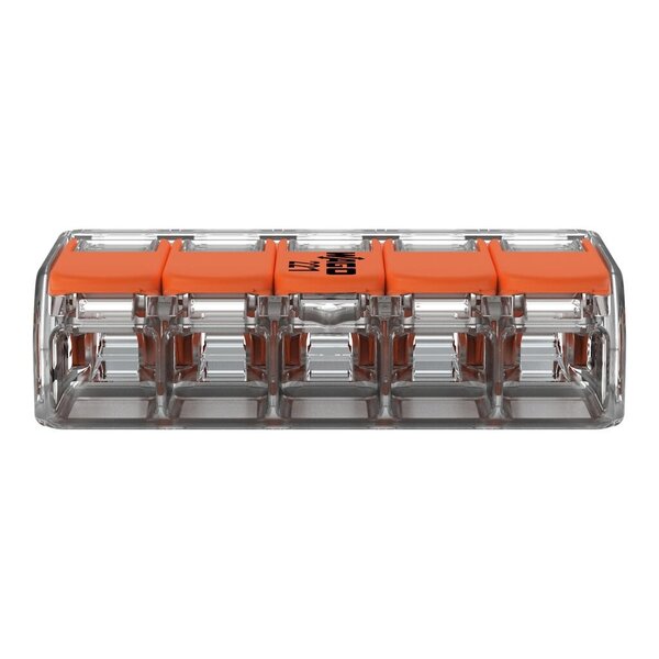 Wago Wago 221 Lasklem - 4mm² - 5-Polig - 8 stuks