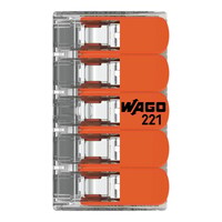 Wago Wago 221 Lasklem - 4mm² - 5-Polig - 8 stuks