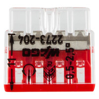 Wago Wago 2273 Lasklem - 2,5mm² - 4-Polig - 20 stuks
