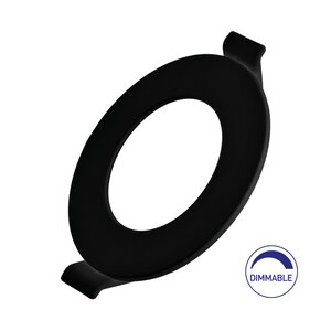 Braytron LED Inbouw Spot - CCT - 6W - Rond Ø85mm - Zwart