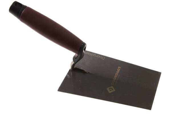DOORDAGT Doordagt Premium Soft Troffel met Doorgelast S-Hals - RVS - Recht