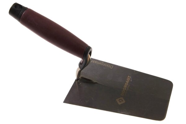 DOORDAGT Doordagt Premium Soft Troffel met Doorgelast S-Hals - RVS - Half-Rond