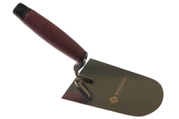 DOORDAGT Doordagt Premium Soft Stukadoorstroffel met S-Hals - RVS - Rond