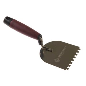 Doordagt Premium Soft Getand Platschopje - RVS - 100mm