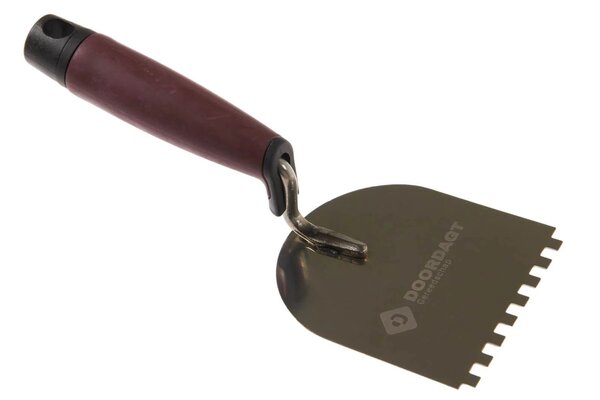 DOORDAGT Doordagt Premium Soft Getand Platschopje - RVS - 100mm