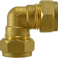 Verlopend Kniekoppeling - Knel - 22x15mm