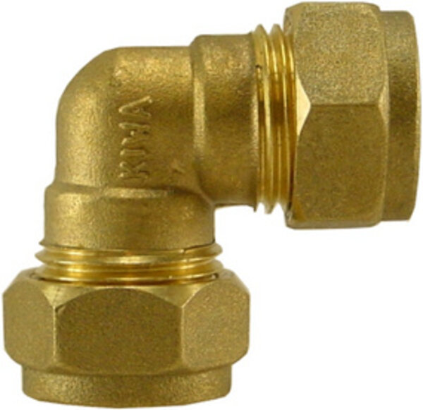 Verlopend Kniekoppeling - Knel - 22x15mm