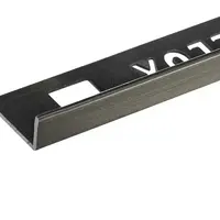 Homelux Homelux Aluminium Tegelprofiel - Recht - 11mm - 270cm - Mat Zwart