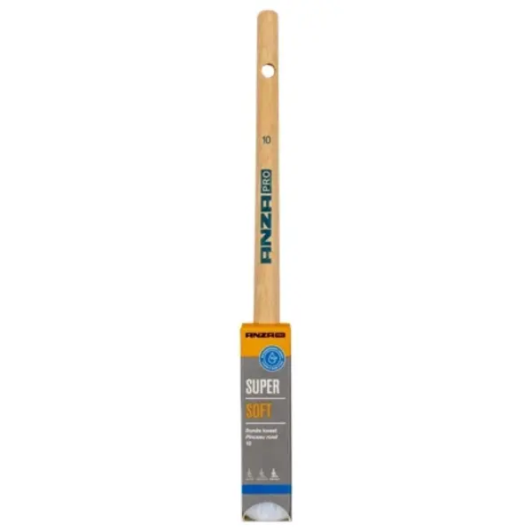 Anza Pro Anza Pro Super Soft Patentpuntkwast - Rond - Synthetisch Haar - 10