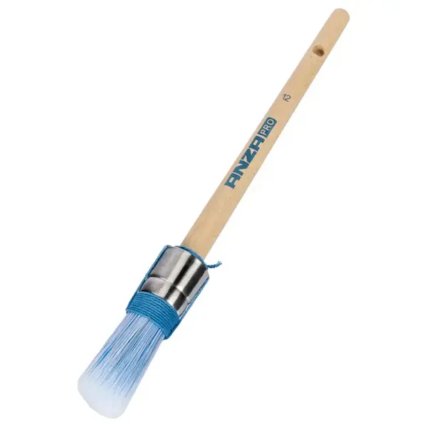 Anza Pro Anza Pro Super Soft Patentpuntkwast - Rond - Synthetisch Haar - 12