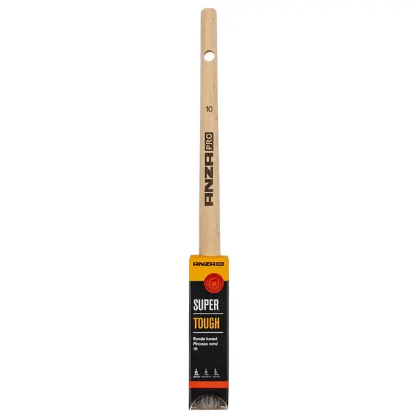 Anza Pro Anza Pro Super Tough Kwast - Rond - Synthetisch Haar - 10