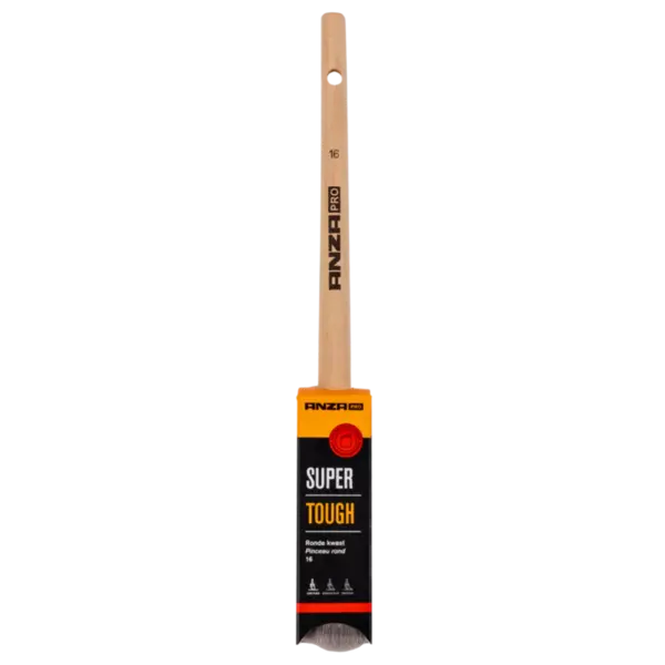 Anza Pro Anza Pro Super Tough Kwast - Rond - Synthetisch Haar - 16
