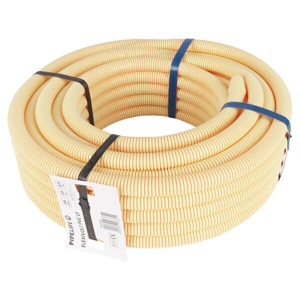 Pipelife Pipelife Flexivolt Flexibel Installatiebuis - Low Friction - Ø5/8- 20m - Crème