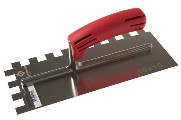 NELA NELA Basic-Line Lijmspaan met Soft Handgreep - 15mm - RVS - 280x120mm
