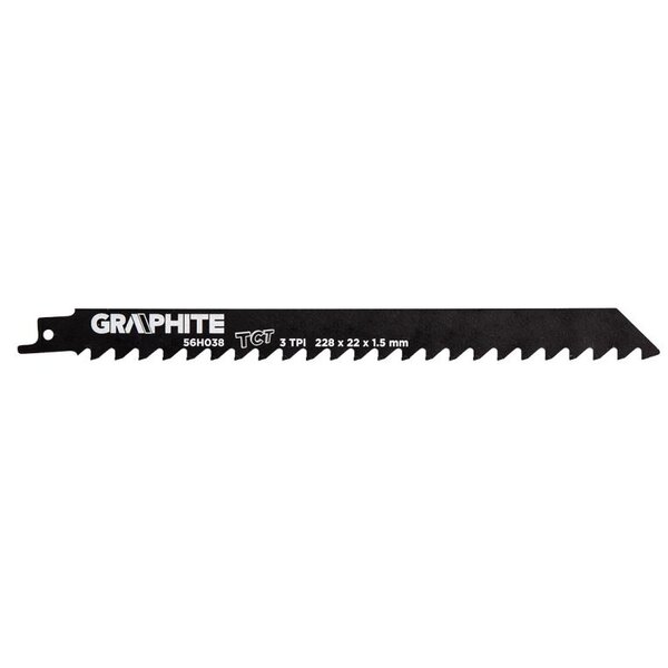 Graphite Reciprozaagblad 228mm 3TPI
