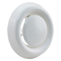 Starx afzuigventiel rond - instelbaar - Ø100-125 mm - zwart