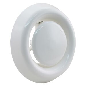 Starx afzuigventiel rond - instelbaar - Ø100-125 mm - zwart