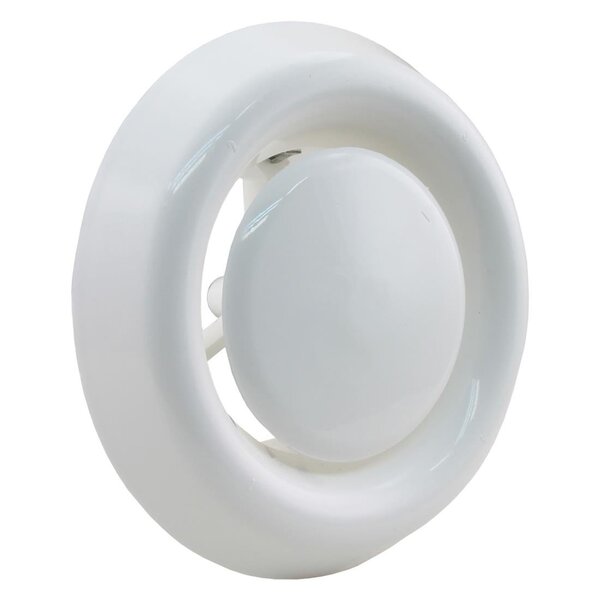 Starx afzuigventiel rond - instelbaar - Ø100-125 mm - zwart