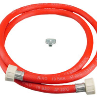 Vulslangset rood + ontluchtingssleutel 150cm