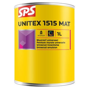 SPS 1515 Unitex Mat Muurverf Wit 1L