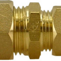 BC knel verloopsok 12x10 mm messing koppeling