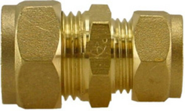 BC knel verloopsok 12x10 mm messing koppeling