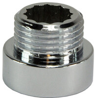 Kraanverlengkoppeling 1/2 x 10 Chroom