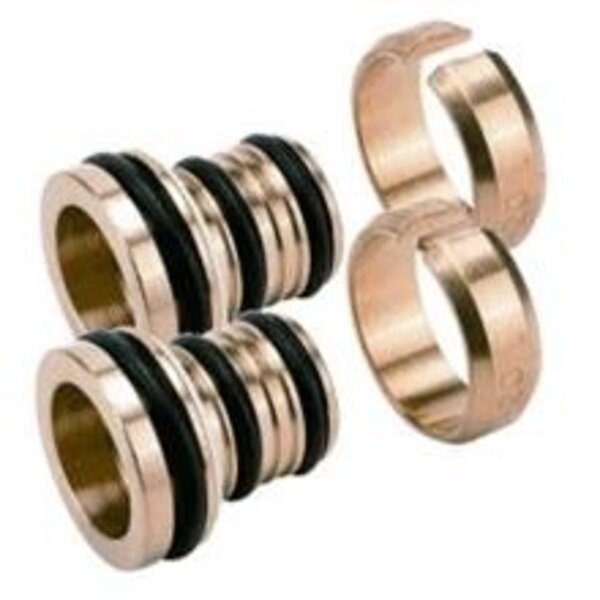 Adapter 20x2mm in knelkoppeling 22mm 2 stuks