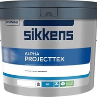 Sikkens Alpha Projecttex Muurverf - Wit - 10L