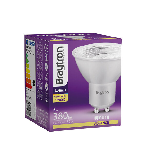 Braytron Braytron Advance - 5W - GU10 - 38D - 6500K