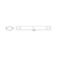 Braytron Braytron Advance LED TL Buis - 18W - G13 - T8 Glas - 6500K