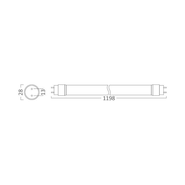 Braytron Braytron Advance LED TL Buis - 24W - G13 - T8 Glas - 6500K