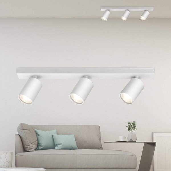 Braytron Braytron Beta LED Opbouw Plafond Lamp - 3x GU10 - IP20 - Wit
