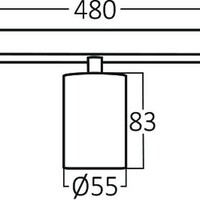 Braytron Braytron Beta LED Opbouw Plafond Lamp - 3x GU10 - IP20 - Wit