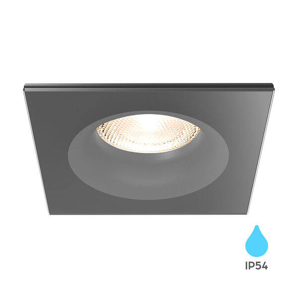 Braytron Braytron LED Spot Behuizing - Vierkant - IP54 - Zwart
