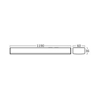 Braytron Braytron Proline LED Wandlamp - 36W - IP40 - CCT - 120cm - Wit